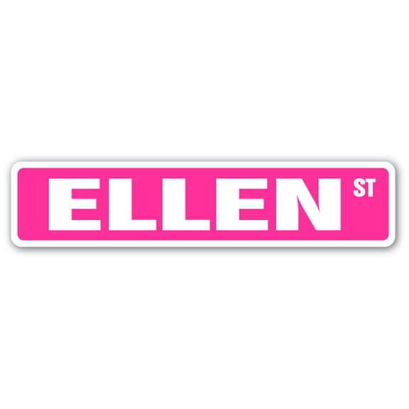 ELLEN Street Sign Childrens Name Room Sign | Indoor/Outdoor |  24" Wide