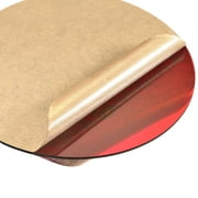 Acrylic Sheet Circle Round Disc,Red,Translucent,2mm Thick,6" Diameter,Acrylic Round Sheet(150mm)