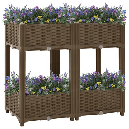 Anself Raised Bed 31.5 x15.7 x28  Polypropylene