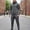 #361-Dark Gray, variant on Ceisia Men Full Zip Hooded Tracksuit Color Stitching Long Sleeve Hoodie And Slim Jogger Pants Sport Suit Gray XL Gift