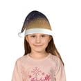 thumbnail image 5 of Balery Gold Black Glitter Pattern Santa Hat Christmas Hat Funny Christmas Hat Christmas Knitted Beanie Hat For Kids, 5 of 6