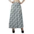 thumbnail image 5 of Moomaya Printed High Low Crop Top Kurti Palazzo Set Ethnic Indian Clothing Set For Womens, 5 of 9