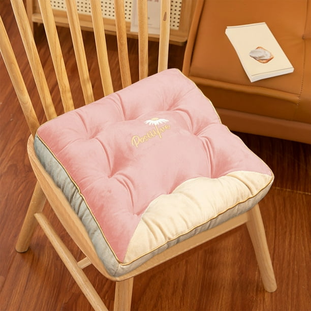 Solid Chair Cushion Super Soft Comfortable And Breathable Seat Cushion Easy To Carry Suitable For Kitchen Dining Room Living Room Bedroom