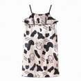 thumbnail image 2 of Larisalt Baby Girl Dress Breathable Fabric Spaghetti Strap Print Night Dress Toddler Girls Summer Clothes, 2 of 5