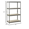 thumbnail image 2 of UR361860PB4P- Silver Vein Steel Storage Rack, 4 Adjustable Shelves, 3200 lb. Capacity, 60" Height x 36" Width x 18" Depth 36"x18"x60", 2 of 8
