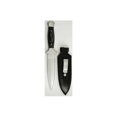 Black Faux Wooden Handled Athame 9"