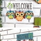 thumbnail image 3 of Bienvenida De Búho, Cartel De Puerta, Cartel Colgante De Pared Para Puerta Delantera, Decoración Del Hogar Speravity HA039904-01, 3 of 6