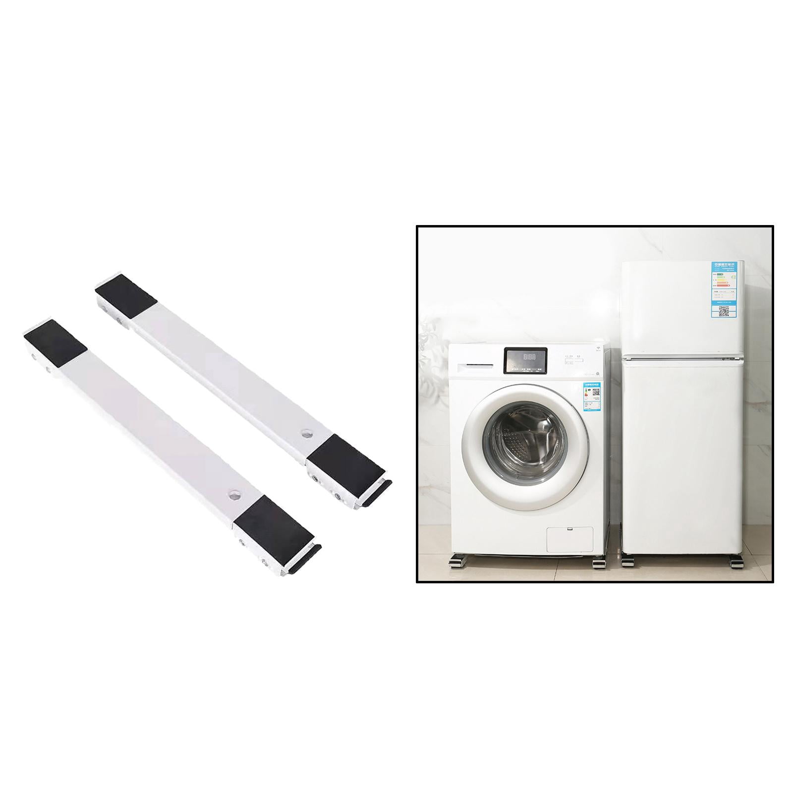 Removable Washing Machine Stand Washing Machine Refrigerator Stand Bracket for Mini Fridge Refrigerator - White