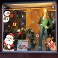thumbnail image 5 of Double-Sided Christmas Window Stickers - Festive Santa Claus Cling Glass Film for Holiday Decor, Reusable & Easy to Apply, Adhesive Wall Decals for Doors, Mirrors & Cabinets, 5 of 9