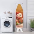 thumbnail image 3 of HELLHERO Christmas Snowman Ironing Board Cover 3 Fasteners Anti-Slip Quick Install Replacement Accessories(Not Heat Insulating), 3 of 5