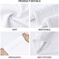 thumbnail image 6 of MINKUROW Mens Body Shaper Compression Tank Top Slimming Shapewear Abdomen Undershirt White,M, 6 of 7