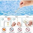 thumbnail image 3 of Probador de pH y cloro Producto para piscinas Tira de spa 50 tiras para probador de pH de piscina 5 en 1 en cloro total Libre de cloro Alcalinidad Ácido cianúrico Dureza Probador de cloro, 3 of 5