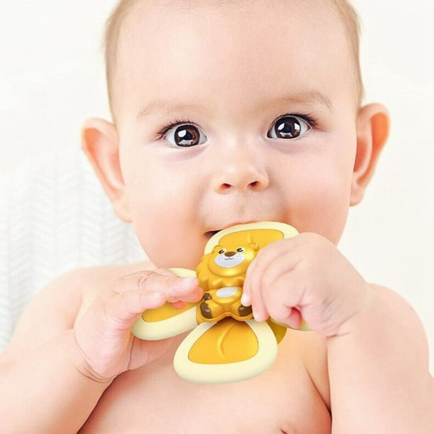 PCS bébé bain Spinner jouet avec ventouse rotative toupie jouet