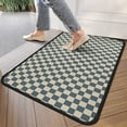 thumbnail image 4 of Navy and Beige Checkerboard Pattern Door Rugs,Washable Non Slip Door Mats Indoor,Decorative Door Mats,Entry Mat Indoor for Entrance,Bedroom,Kitchen,Bathroom,30"x17", 4 of 6