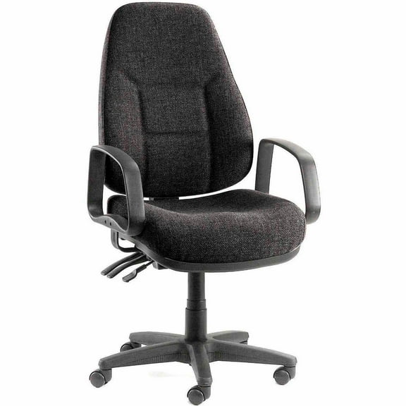 Global Industrial High Back Executive Chair, Black