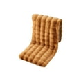 thumbnail image 2 of Winter Plush High-Back Seat Cushion for Chairs, Stools, Sofas, Thick Non-Slip Chair Pad with Straps, Foldable Backrest Cushion for Indoor Outdoor Use, 2 of 5