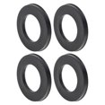 thumbnail image 1 of Ofertas Únicas 4 Pcs Anillos Centrados en el Cubo de Rueda de Coche Anillos de Policarbonato Negros para Ejes de Rueda que Absorben Choques OD 100.1mm a ID 59.1mm, 1 of 7