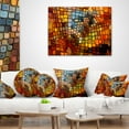 thumbnail image 4 of Designart Dreaming of Stained Glass - Abstract Throw Pillow - 12x20, 4 of 5