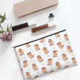 thumbnail image 6 of Zufioo Cute Little Pirate Red Panda Print DuPont Paper Portable Toiletry Bag, 8.9x6.5 inch Zippered Hand-held Paper Cosmetic Bag Storage Tool Kit, 6 of 7