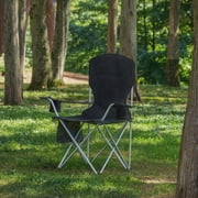 Camp & Go Heated Deluxe Quad Camp chair, Black