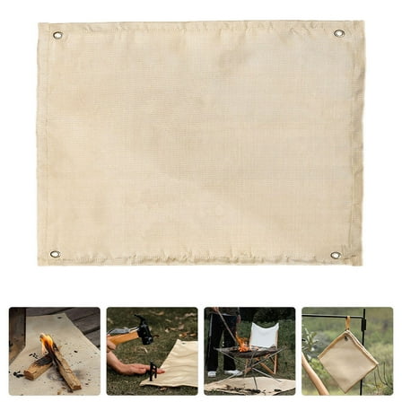 FONDOTIN 1 Sheet Fire Retardant Mat for Camping and Barbecue