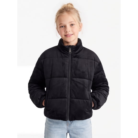 Justice Girls Mock Neck Jacket, Sizes XS - XL