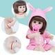 thumbnail image 4 of 38cm Realista Muñeca Apaciguar Juguete Silicona Adorable Reborn Doll Kits para Niños Niñas, 4 of 6