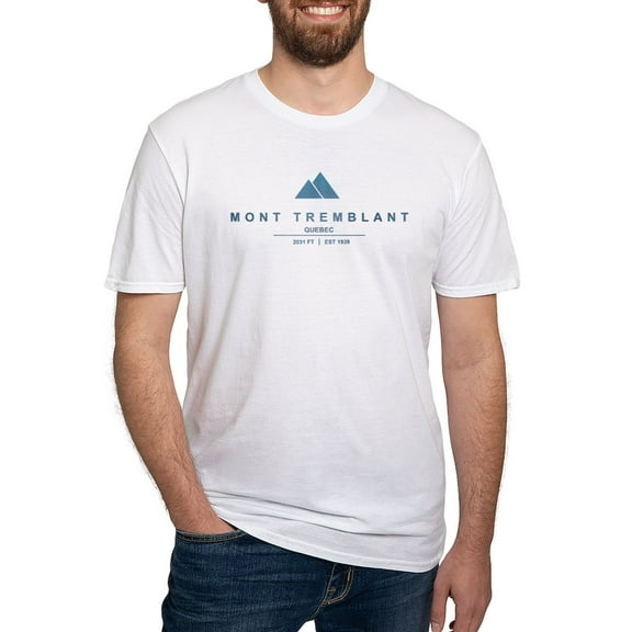 CafePress - Mont Tremblant Ski Resort Quebec T Shirt - Fitted T-Shirt, Vintage Fit Soft Cotton Tee