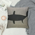 thumbnail image 2 of PIKWEEK  Whale Pillow Cover Decorative Pillowcase Sea Life Nautical Decor Sofa Couch Bed Throw Cushion Cover Decoration, 2 of 5