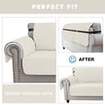 thumbnail image 4 of CHUANK 100% Waterproof Couch Covers Non-Slip Sofa Cover with Elastic Straps&Silicone Backing Furniture Protector Covers Sofa Slipcovers for Kids Pets Dogs  Gray  Sofa (Three-couch Sofa), 4 of 9