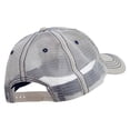 thumbnail image 4 of Biker Hair Don't Care Big Size Special Cotton Low Profile Trucker Cap - Putty XL-3XL, 4 of 5