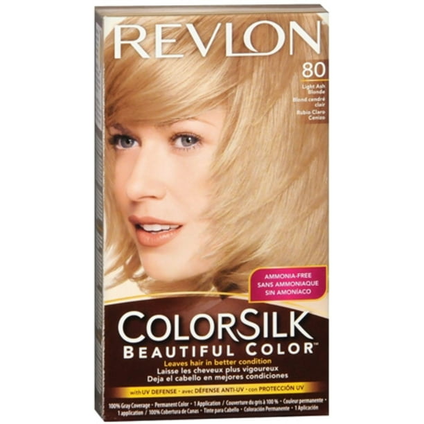 Revlon ColorSilk Hair Color 80 Light Ash Blonde 1 Each (Pack of 6)