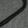 thumbnail image 5 of QQTDFG Hip Hop 925Sterling Silver 6mm Black Pearl Beads Chains Necklace For Men Women -24", 5 of 9