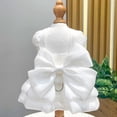 thumbnail image 3 of Pet Dog Dresses Dogs Puppy Birthday Wedding Clothes Spring Summer Princess Pet Dresses Girl Female Doggie Tutu Skirt Apparel for Chihuahua Yorkies Cat Outfit, 3 of 9