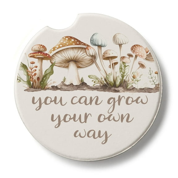 Thirstystone "Grow" Single Absorbent Coaster for Vehicle Cup Holder