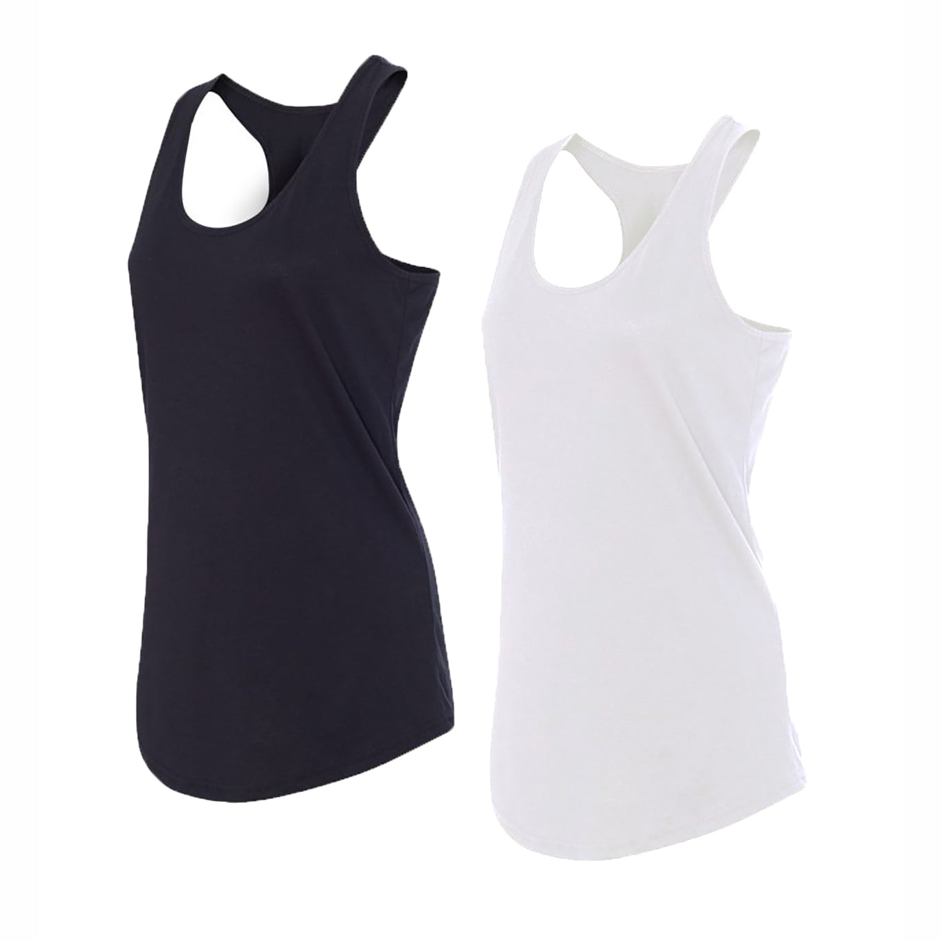 Home Yoga Tank Tops for Women Pack of 2 Womens Performance Stretchy Quick Dry Sports Workout Top Vest 