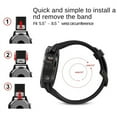 thumbnail image 4 of DEELLEEO Christmas Clearance Replacement Tpu Soft Watch Band Strap For Garmin Fenix 5/5 Plus Smart Watch-For Garmin Fenix 5/5 Plus Replacement Silicone Bracelet Wrist Watch Band Strap, 4 of 6