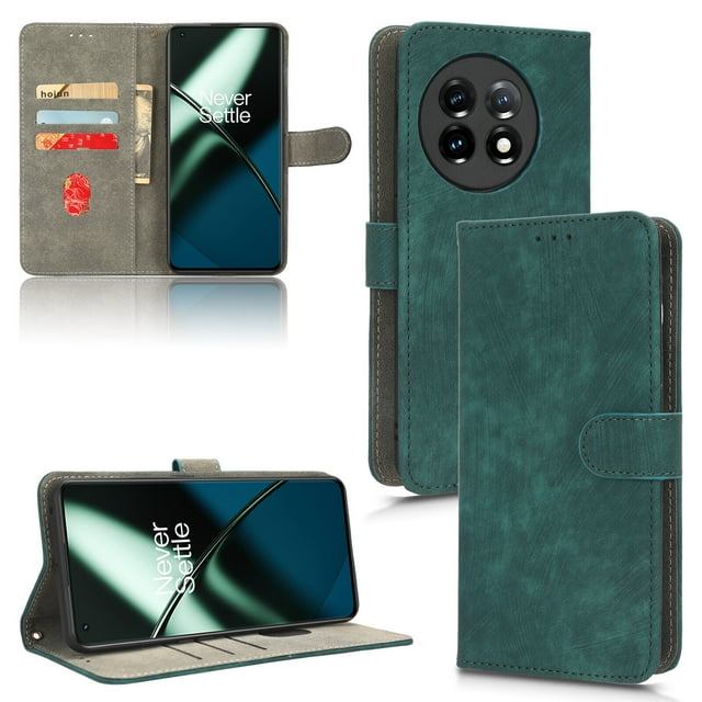 Étui pour OnePlus 11 5G, Couverture à Rabat à Blocage RFID, Portefeuille Magnétique Compatible avec Étui OnePlus 11 5G