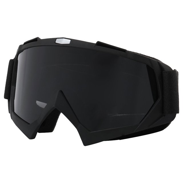 Gafas Esquí Esquí Snowboard A Prueba De Viento (Marco Arena-Película Gris) Negro