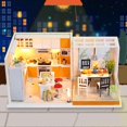 thumbnail image 4 of de Miniatura DIY de Rompecabezas de Construcción Creativa Gifts de Artesanías Hechas Baoblaze diy miniatura casa de muñecas, 4 of 7