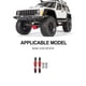 thumbnail image 5 of Amortiguador trasero delantero Tholdsy para Trx4 Trx6 Scx10 Capra oruga de aleación de aluminio 2 uds accesorios rojos, 5 of 6