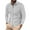 Gray, variant on Lovskoo Men's Full Zip Sweatshirt Long Sleeve Solid Plaid Jacquard Pullover with Zipper Pocket Black