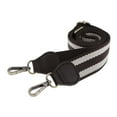 thumbnail image 2 of Wide Purse Strap Replacement Adjustable Handbag Strap white and Coffee, 2 of 6