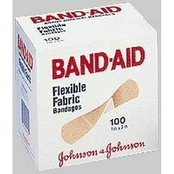 JohnsJohnson & Johnson BandAid, Flexible Fabric Adhesive Strip, 1x3