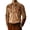 02-Brown, variant on Men's Western Leather Tassel Shirts Jacket Fringes Long Sleeve Button down Brown Suede Shirts Slim Fit Fringe Coat Tops 07-Black XXXL