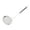 Silver 1PCS, variant on Jialinnn Steel Fine Mesh Food Strainer Kitchen Colander Sieve Hand Held Spoon Gold