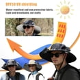thumbnail image 5 of QUTETN Solar & USB Powered Fan Outdoor Fishing Hat, Sunscreen Sun Hat with Dual Fan, 5 of 5