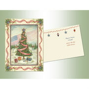 Performing Arts Velvet Touch Finish, Full Color Inside Americana Tree Stationery Paper, 05299-16
