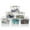 Clear 6 Pack, variant on 1.3 Qt Small Storage Bins with Lids 6 Packs Clear Craft Storage Containers 6.9 x 5.12 x 3.15 in