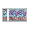 thumbnail image 2 of JIALIOU Nylon Trifold Card Wallet with ID Window Zipper Pocket for Men Women Teen Adorable Unicorn Flying, 2 of 7